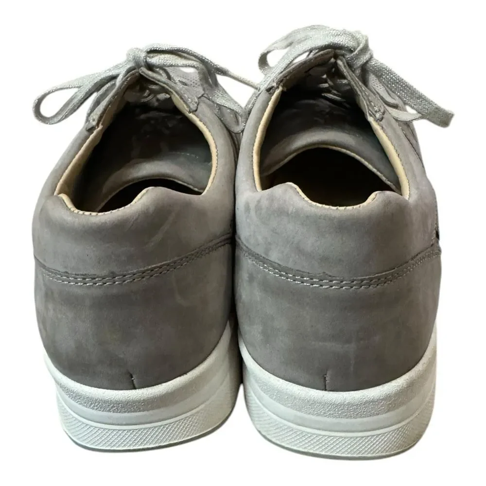 Mephisto Women's Rebeca Grey Leather Perforated Sneakers 9.5 - Picture 6 of 7